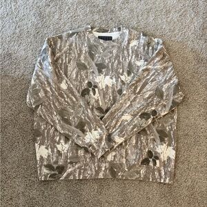 abercrombie & fitch camo crew neck